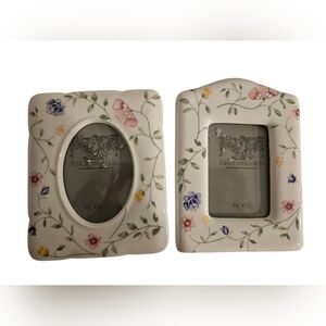 Floral Ceramic Picture Frame Set